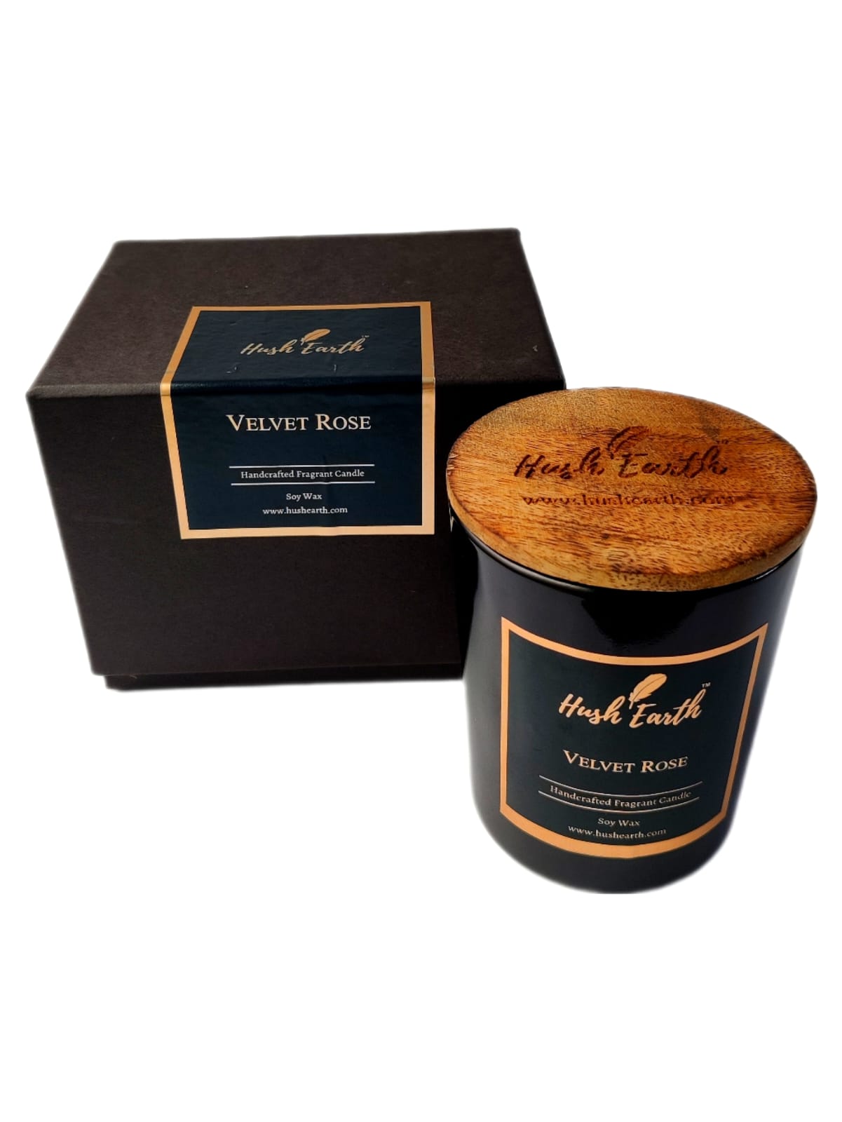 Velvet Rose - Hush Earth Handcrafted Single Wick Candle