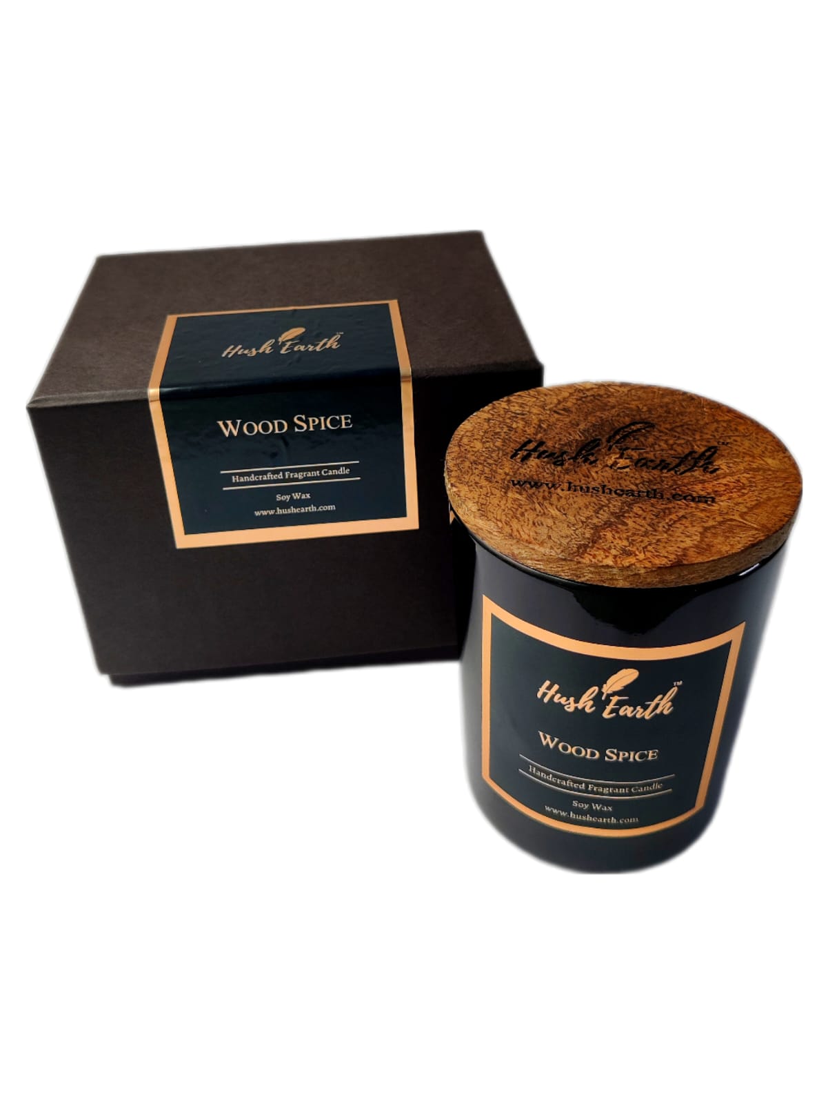 Wood Spice - Hush Earth Handcrafted Single Wick Candle