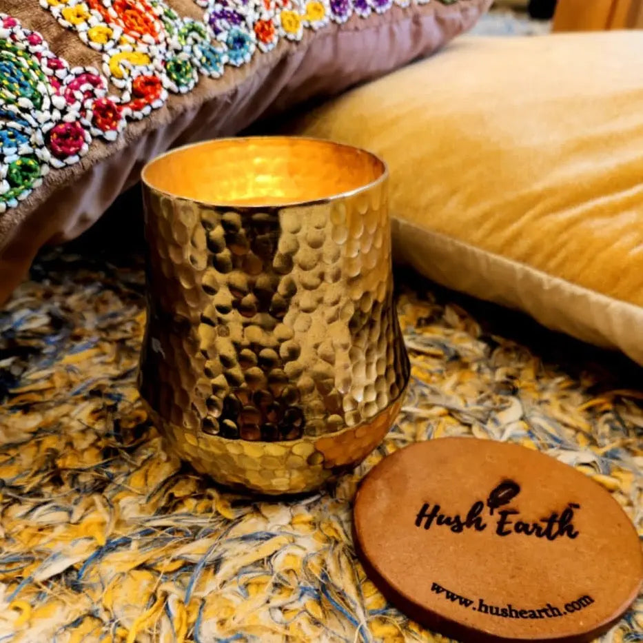 Day Dream | Vanilla Luxe - Hush Earth Handcrafted Single Wick Metal Jar Candle-Hush Earth