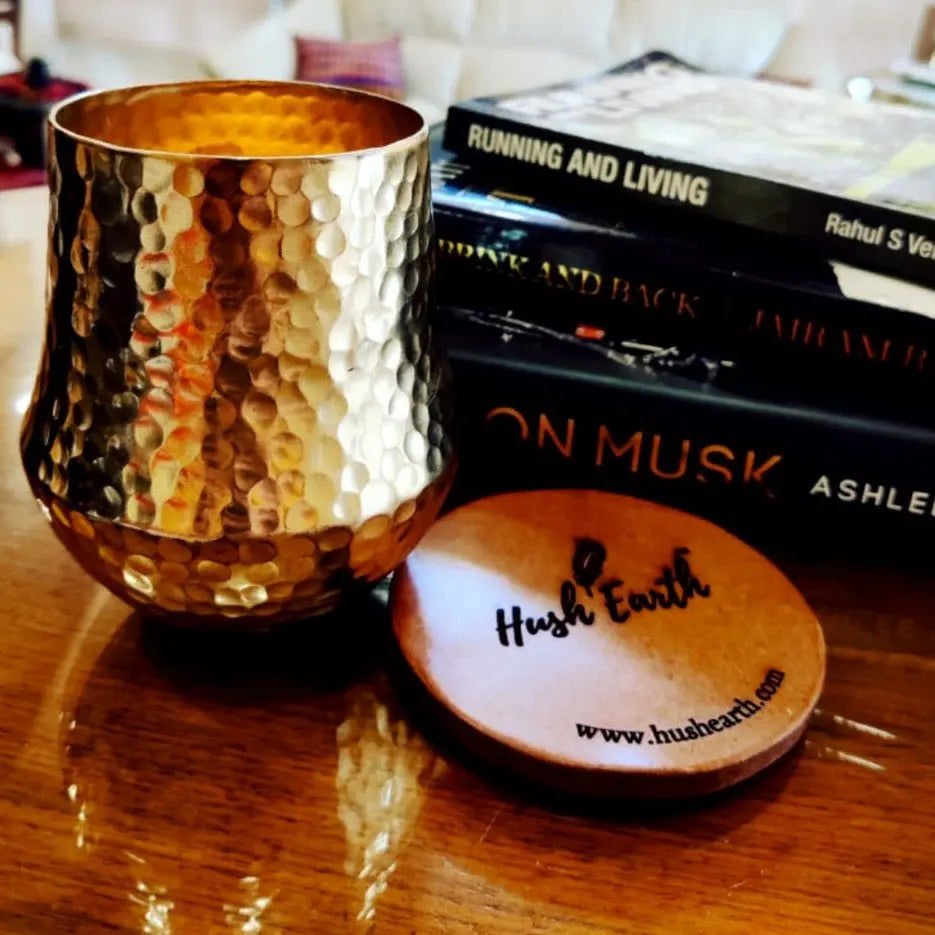 Subtle | Hint of Lavender - Hush Earth Handcrafted Single Wick Metal Jar Candle-Hush Earth