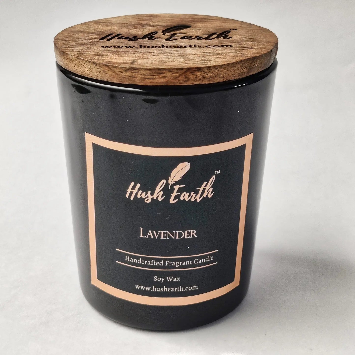 Lavender - Hush Earth Handcrafted Single Wick Candle-Hush Earth